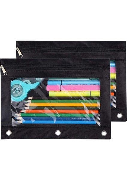 Halkalı Kalem Çantası, Büyük Kapasiteli Sevimli Kalem Çantası (Yurt Dışından) fırsatları