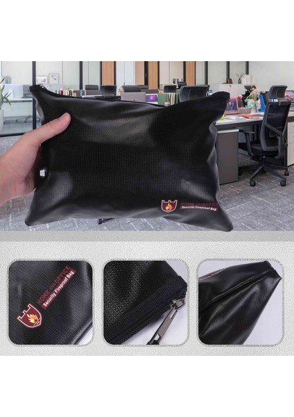 Su Geçirmez ve Yangına Dayanıklı Belge Çantaları, A4 Belge Tutucu Için (Yurt Dışından) indirimleri