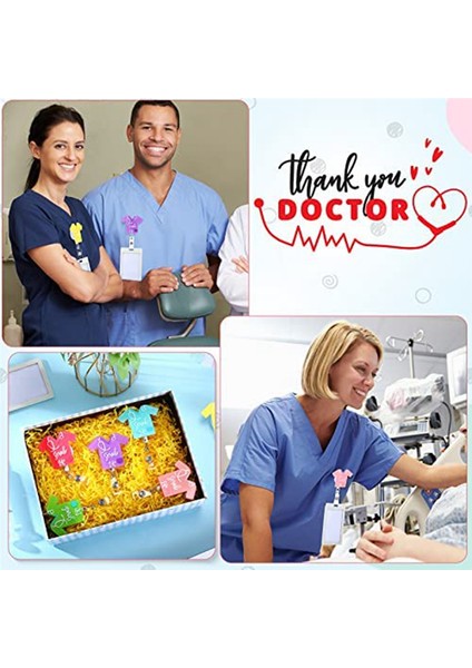 16 Parça Hemşire Geri Çekilebilir Rozet Makarası Tutucu Hemşire Rozet Makarası, Set 2 (Yurt Dışından) fiyatları