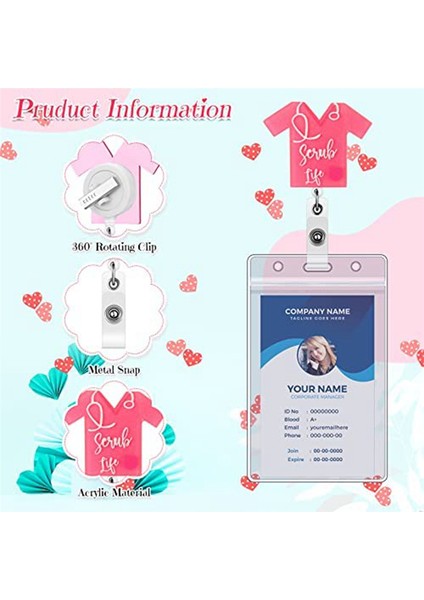 16 Parça Hemşire Geri Çekilebilir Rozet Makarası Tutucu Hemşire Rozet Makarası, Set 2 (Yurt Dışından) fırsatları