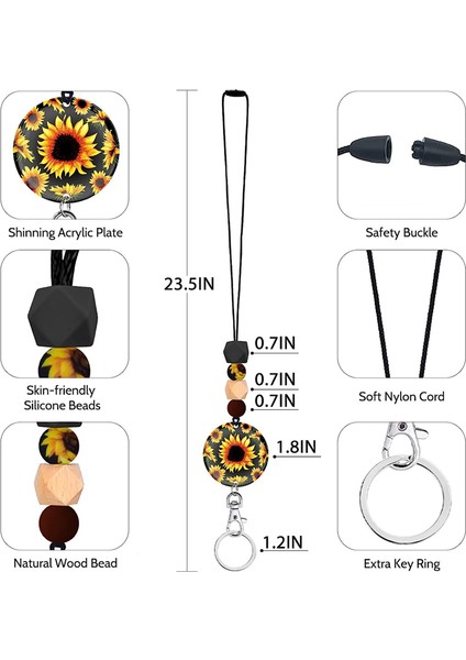 Kimlik Rozetleri ve Anahtarlar Için Inek Baskılı Boyun Askıları, Boyun Askılı Rozet Tutucu (Yurt Dışından) fiyatları