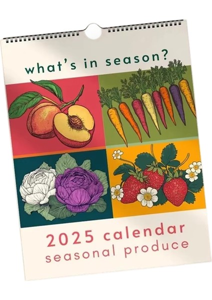 2025 Takvimi Mevsimlik Ürünler Meyve ve Sebzeler Takvimi (Yurt Dışından)