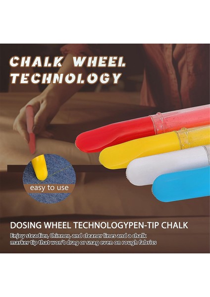 Dikiş, Yorgancılık, El Sanatları Için Kumaş Tebeşir Kalemleri (1 Cetvel ile 3 Adet) (Yurt Dışından) modelleri