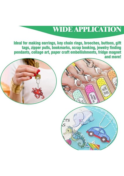 Shrink Plastik Levha Kiti W Boş Levhalar Shrink Sanat Kağıdı, (Yurt Dışından) fiyatları