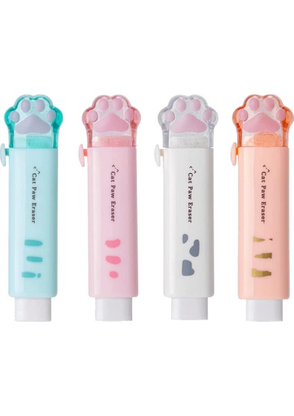 Kawaii Itme-Çekme Tasarım Kedi Pençesi Silgi Taşınabilir Kauçuk Silgi (Yurt Dışından)