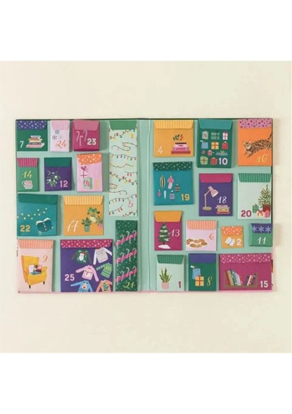 Kitap Severler Kitap Advent Takvimi Sürpriz Kutusu Noel Hediyeleri (Yurt Dışından) fırsatları