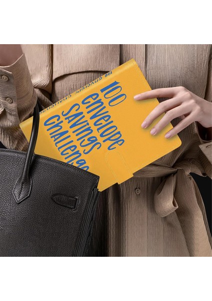 100 Zarf Zorlu Klasör, A5 Para Tasarrufu Bütçe Klasörü Sarı (Yurt Dışından) fırsatları