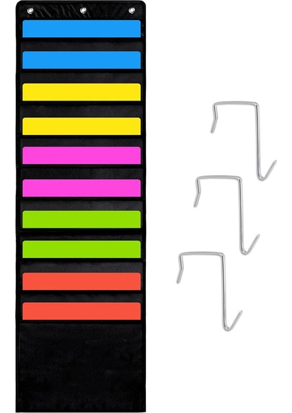 Asılı Kağıt Saklama Cebi, 12 x 12 Inç Kağıt Saklama (Yurt Dışından)