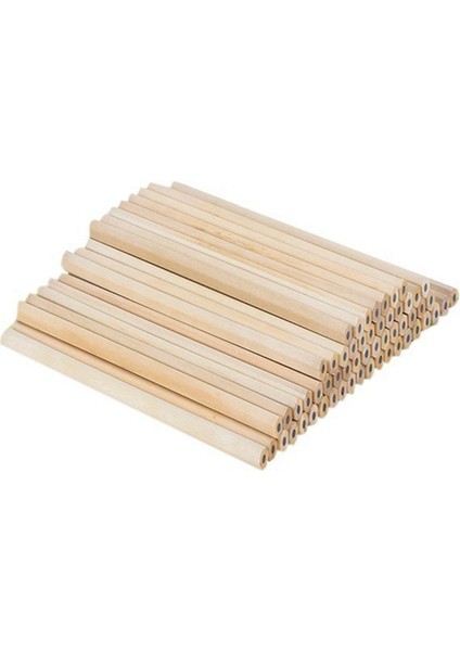 100 Adet Ahşap Kalem Hb Altıgen Kalem Kırtasiye Ofis Malzemeleri (Yurt Dışından)