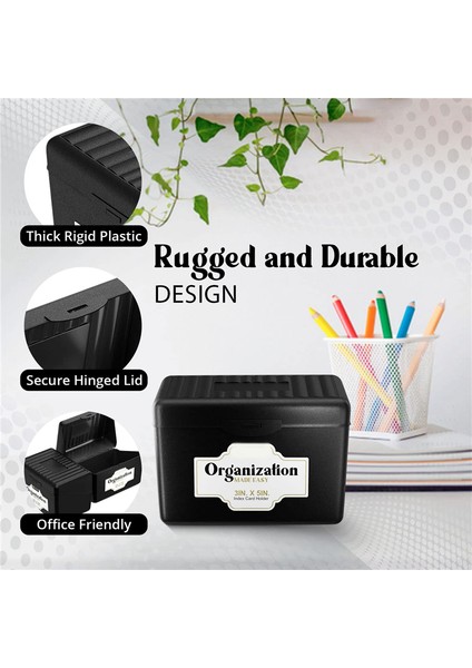 3x5 Indeks Kartı Tutucu Flaş Kartlar, Kartvizitler, 4 Renk (Yurt Dışından) indirimleri