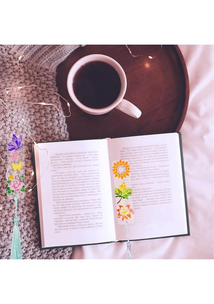 Boş Akrilik Ayraç Seti, Çiçek Stili Desen Şablonu (Yurt Dışından) modelleri