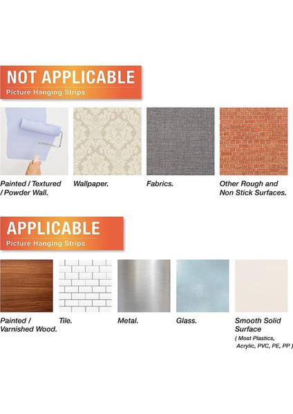 20 Çift Dar Resim Asma Şeritleri, Çerçeve Asmak Için 19X92MM (Yurt Dışından) fırsatları