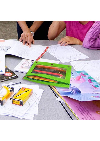 8 Paket 3 Halkalı Kalemlik, Çok Renkli, Okul Malzemeleri Için (Yurt Dışından) modelleri
