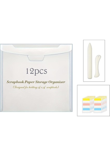12 Inçlik Kağıt Için Yapışkanlı Endeks Etiketli Scrapbook Kağıt Düzenleyiciler (Yurt Dışından) modelleri