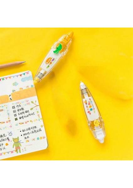 6 Adet Dıy Sevimli Hayvanlar Pres Tipi Dekoratif Kalem, Düzeltme Bandı (Yurt Dışından) fırsatları