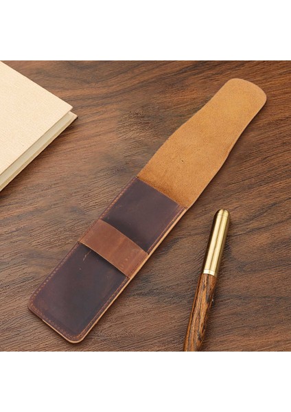El Yapımı Deri Kalem Dolma Kalem Kutusu Tutucu Seyahat Günlüğü A (Yurt Dışından) fiyatları