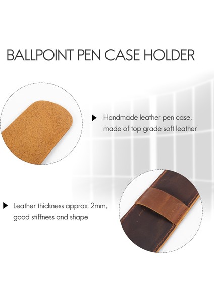 El Yapımı Deri Kalem Dolma Kalem Kutusu Tutucu Seyahat Günlüğü A (Yurt Dışından) indirimleri