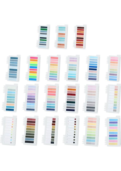 Sayfa Işaretleyicileri Yapışkan Dizin Sekmeleri, Okuma Notları Için 24 Adet (Yurt Dışından)