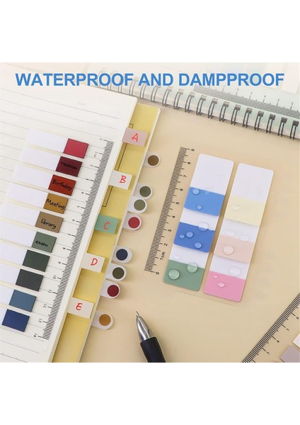 Sayfa Işaretleyicileri Yapışkan Dizin Sekmeleri, Okuma Notları Için 24 Adet (Yurt Dışından) fiyatları