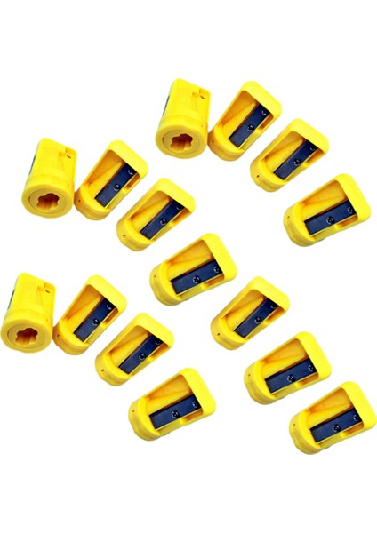 15 Adet Sekizgen Marangoz Kalemtıraş Manuel Kalemtıraş Sarı (Yurt Dışından)