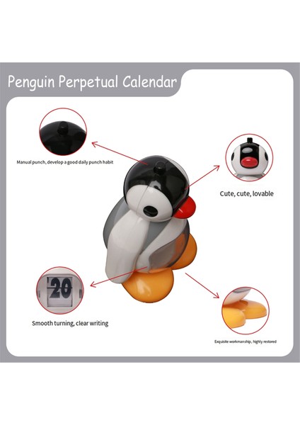 Penguen Takvim Masaüstü Dekorasyonu Presleme Takvimi,b (Yurt Dışından) fırsatları