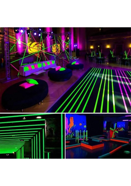 Pamuklu Bantlar Neon Bant Güvenlik Uyarı Neon Bant Uv Bant (Yurt Dışından)