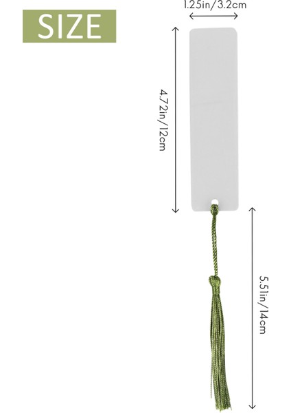 15 Adet Dikdörtgen Akrilik Ayraç Boş Şeffaf Renkli Püsküllü (Yurt Dışından) fırsatları