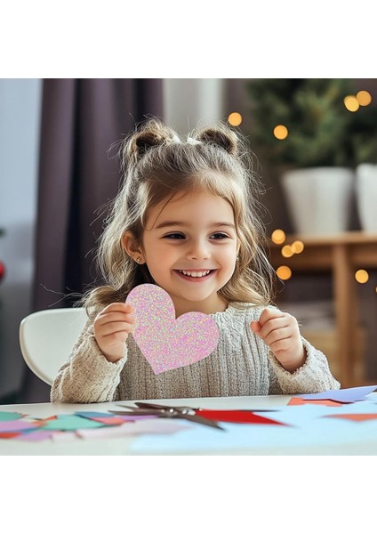 24 Yaprak Holografik Kart Stok 8,5X11 Inç, Parlak Yanardöner Aynalı Kağıt (Yurt Dışından) fırsatları