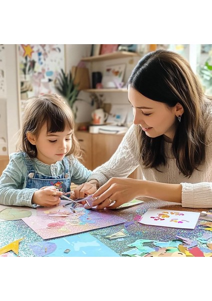 24 Yaprak Holografik Kart Stok 8,5X11 Inç, Parlak Yanardöner Aynalı Kağıt (Yurt Dışından) indirimleri