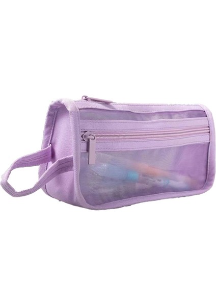 Mesh Görünür Taşınabilir Çift Katmanlı Saklama Çantası (Yurt Dışından)