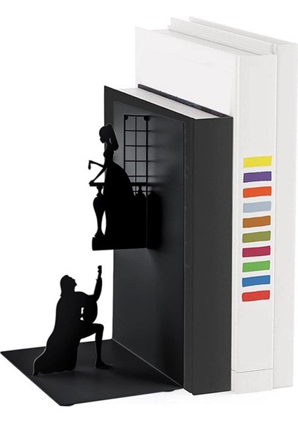 B Demir Figürlü Kitap Destekleri Raflar Ev Ofis Masaüstü Dekoru (Yurt Dışından) fırsatları