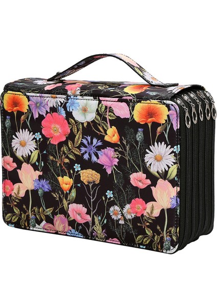 250 Yuvalı Renkli Kalem Kutusu 5 Katmanlı Kalem Saklama Tutucu Çanta C (Yurt Dışından) indirimleri