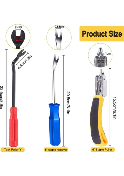 3 Adet Zımba Teli Sökücü, Saplı, -Çekme Aleti Çivi Sökücü B (Yurt Dışından) modelleri