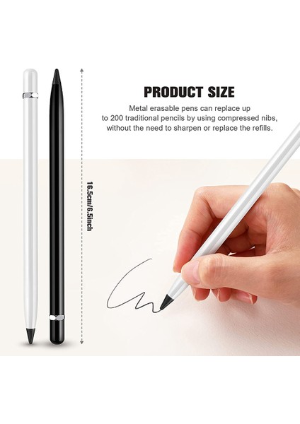 4 Parça Metal Mürekkepsiz Kalem Metalik Yazma Kalemi Çocuklar ve Yetişkinler Için A (Yurt Dışından) modelleri