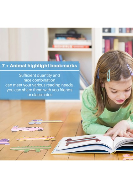 25 Parça Disleksi Çocuklar Için Okuma Şeritleri Hayvan Takip Cetvelleri (Yurt Dışından) indirimleri