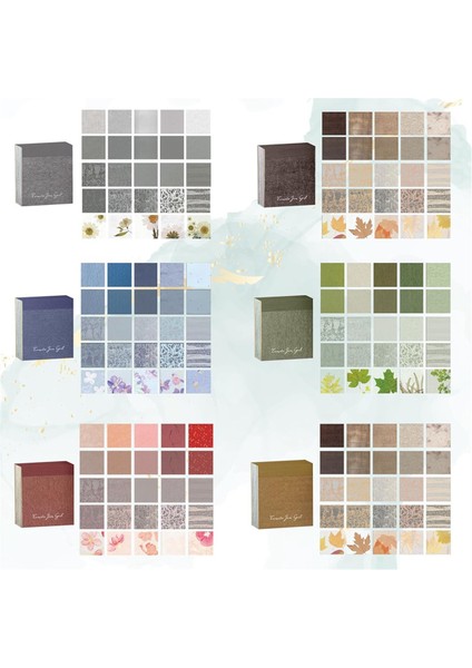 300 Yaprak Vintage Scrapbook Kağıdı, 2,4x2,4 Inç Günlük Malzemeleri (Yurt Dışından) modelleri