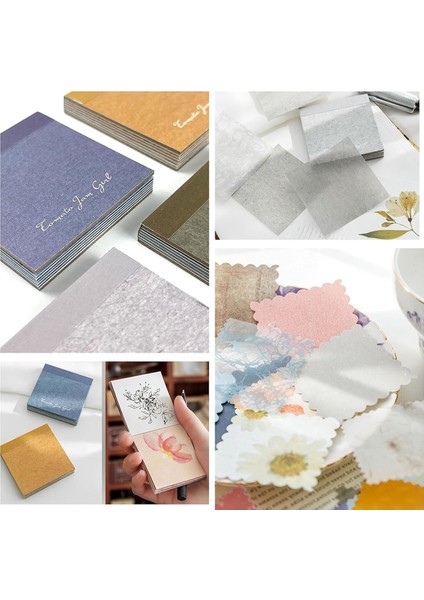 300 Yaprak Vintage Scrapbook Kağıdı, 2,4x2,4 Inç Günlük Malzemeleri (Yurt Dışından) indirimleri