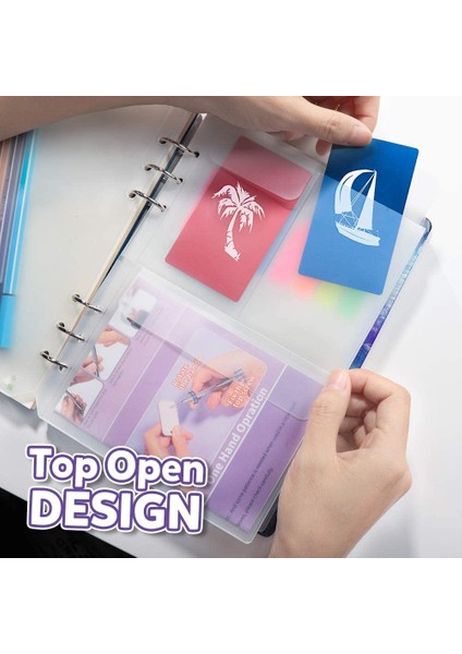 20 Adet A5 6 Halkalı Dosya Cebi 3 Tip Zarf, Fermuarlı Kapatma Fatura (Yurt Dışından) modelleri