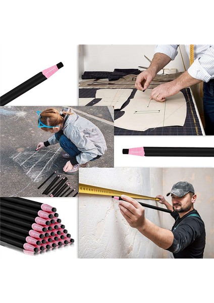 36 Adet Cam Için Soyulabilen Çin Kalemleri Gres Kalemleri (Siyah) (Yurt Dışından) indirimleri