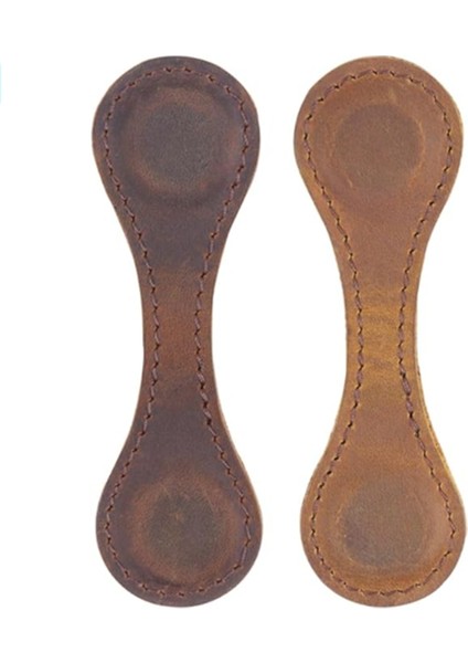 Deri Manyetik Ayraç, Deri Manyetik Ayraç (Kahverengi+Kahve) (Yurt Dışından)