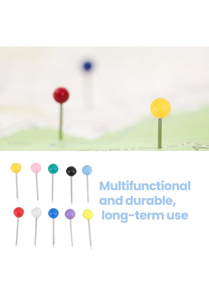 1000 Adet Harita Çivileri Plastik Başlıklı Çelik Uçlu Mantarlı Iğneler (Yurt Dışından) fiyatları