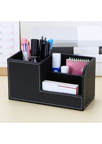 Deri Masa Düzenleyici,ofis Malzemeleri Tutucu D (Yurt Dışından) fırsatları