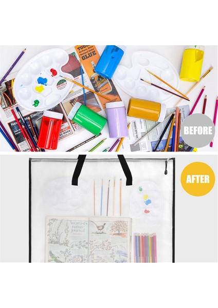 4 Adet 19X25 Inç Sanat Portföyü Çantaları, Sanat Eserleri, Posterler Için Saklama Çantası (Yurt Dışından) fırsatları