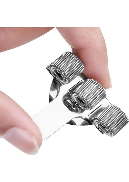 6 Adet Paslanmaz Çelik Gümüş 3 Delikli Kalemlik Evde Defter Için (Yurt Dışından) fırsatları