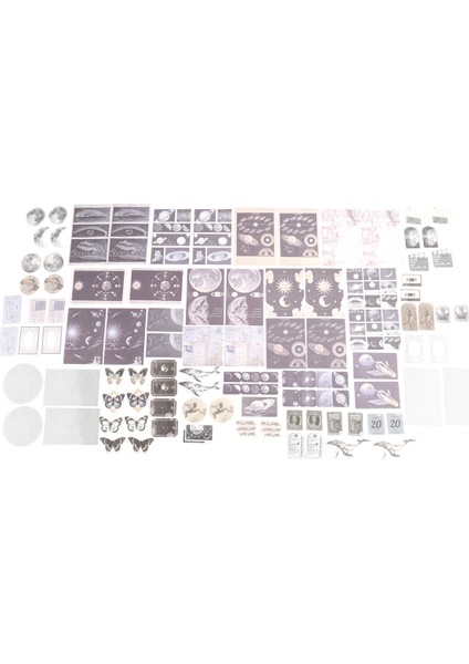 Estetik Süsleme Için 100 Adet Vintage Scrapbooking Etiketi (Yurt Dışından) fiyatları