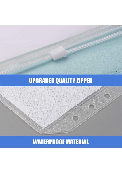 15 Adet A5 Klasör Cepleri 6 Delikli Fermuarlı Etiketli Defter (Yurt Dışından) modelleri