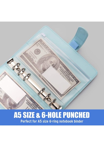 15 Adet A5 Klasör Cepleri 6 Delikli Fermuarlı Etiketli Defter (Yurt Dışından) indirimleri