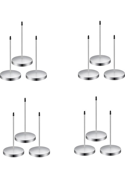 12 Adet Fiş Tutucu Spike 5.5 Inç Paslanmaz Çelik Bilet Kesici (Yurt Dışından)