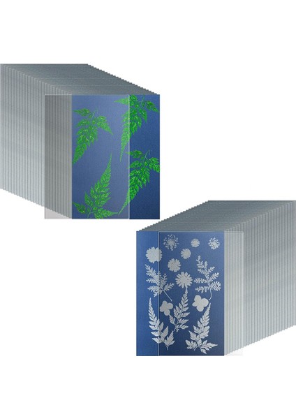 38 Yaprak Siyanotip Kağıdı A4 Güneş Baskı Kağıdı Kiti (Yurt Dışından)