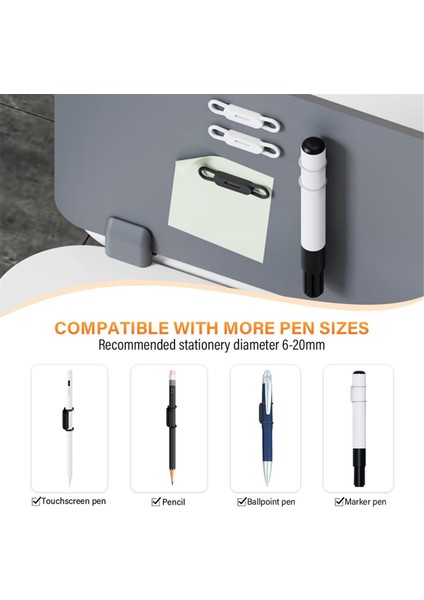 Çok Işlevli Silikon Kalem Tutucu Evrensel Kalem Eki Çıkarılabilir (Yurt Dışından) fırsatları